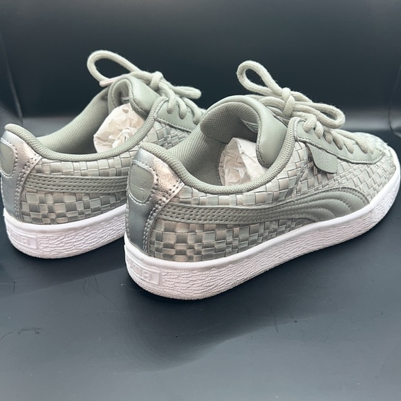 PUMA BASKET GREY COLOR SIZE 6.5 PREOWNED - Picture 1 of 5